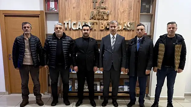 Üniversite ile Ağrı Ticaret Borsası arasında iş birliği görüşmesi