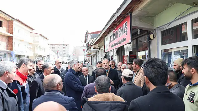 Diyadin'de Vali esnafı dinledi