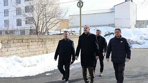 Vali Bozkurttan hafta sonu sahada yoğun mesai