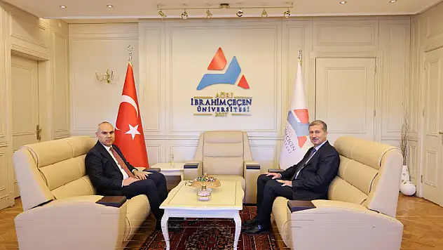 Vali Koç'tan Rektör Gülçin'e 'Hayırlı Olsun' ziyareti
