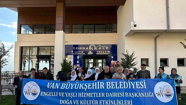 Van Belediyesi, Yaşlılar Günü'nde yaşlı bireyleri doğayla buluşturdu