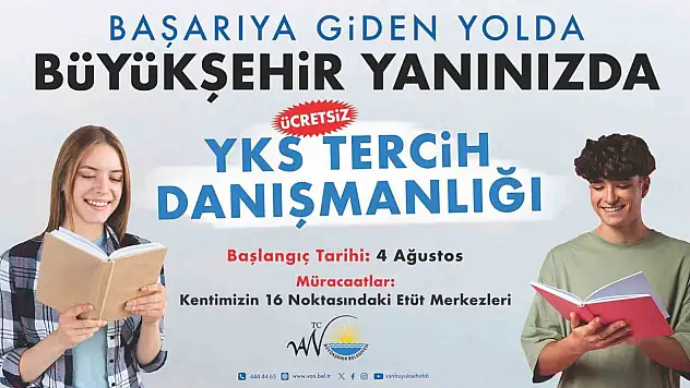 Van Büyükşehir Belediyesinden öğrencilere tercih desteği