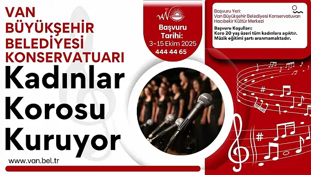 Van Büyükşehir'den Kadınlar Korosu ile Sanatta Yeni Bir Dönem Başlıyor