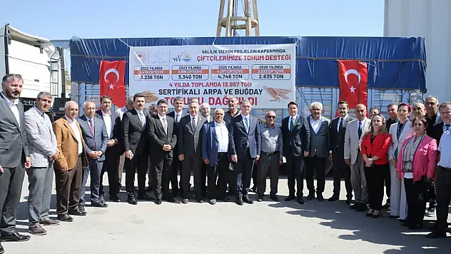 Van'da 13 bin 402 çiftçiye 13 bin 956 ton tohum desteği