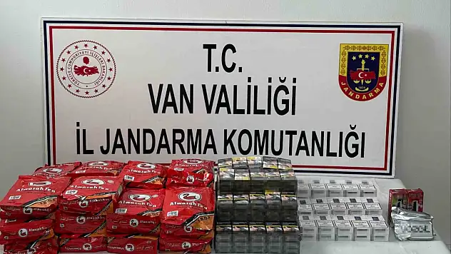 Van'da gümrük kaçağı malzemelere yönelik operasyon: 60 kişi yakalandı