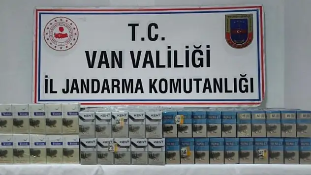 Van'da Jandarma, 2.940 Paket Kaçak Sigara Ele Geçirdi