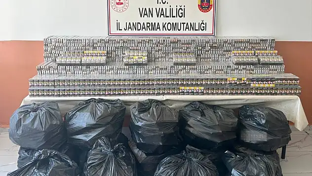 Van'da kaçak sigara operasyonu: 42 bin 832 paket ele geçirildi