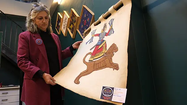 Van'da keçe sanatı yeniden hayat buldu