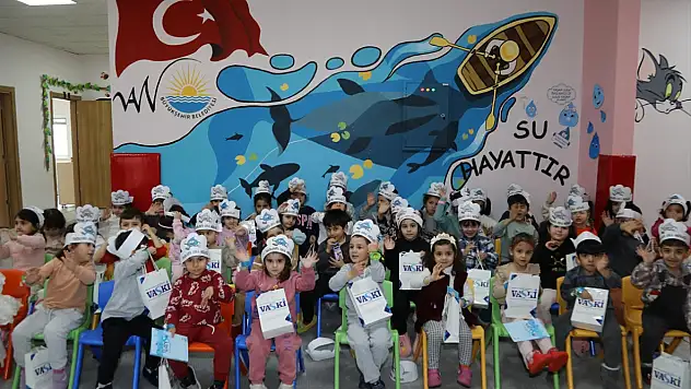 Van'da miniklere su bilinci aşılandı