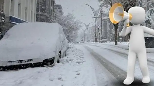 Van'da Üç Cadde İçin Kar Toplama Çalışması Duyurusu