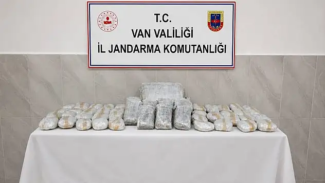 Van'da uyuşturucuya ağır darbe: 42 kilo skunk ele geçirildi