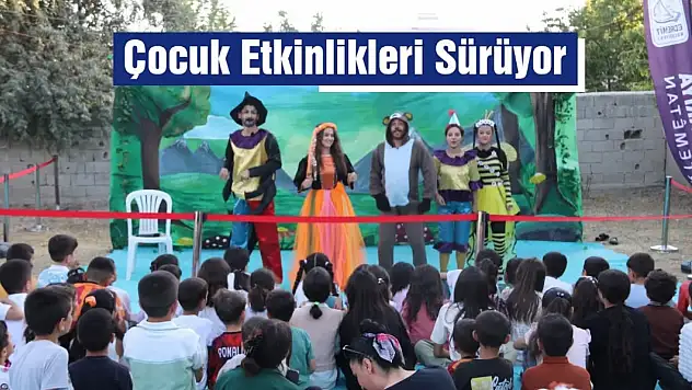 Van Edremit Belediyesi'nden Çocuklara Tiyatro Etkinliği