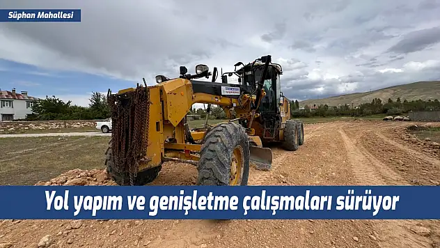 Van Edremit'te yol yapım çalışmaları hız kesmeden devam ediyor, yerel halk memnun!
