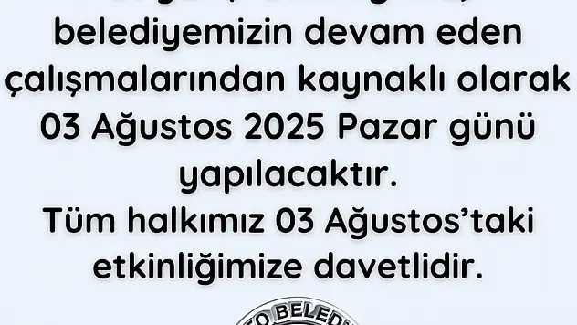 Varto Belediyesi'nden At Yarışı Etkinliği Duyurusu