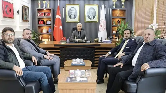 Varto İlçe Müftüsü Arslan'dan Gençlik ve Spor İl Müdürü Kılıç'a Ziyaret