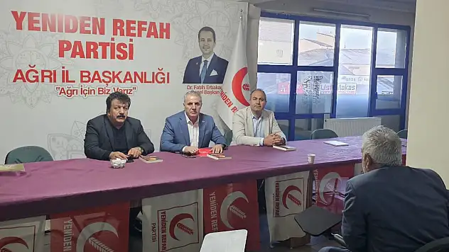 Yeniden Refah Partisi Ağrı İl Başkanlığı'ndan halkın geçim ve aile sorunlarına vurgu