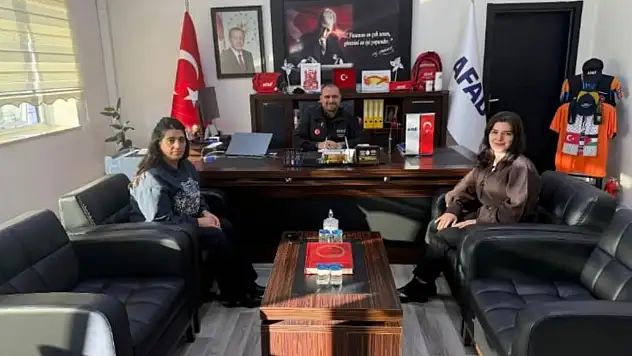 Yeşilay Kars Şubesinden AFAD İl Müdürü Ömer Bozkurt'a Ziyaret