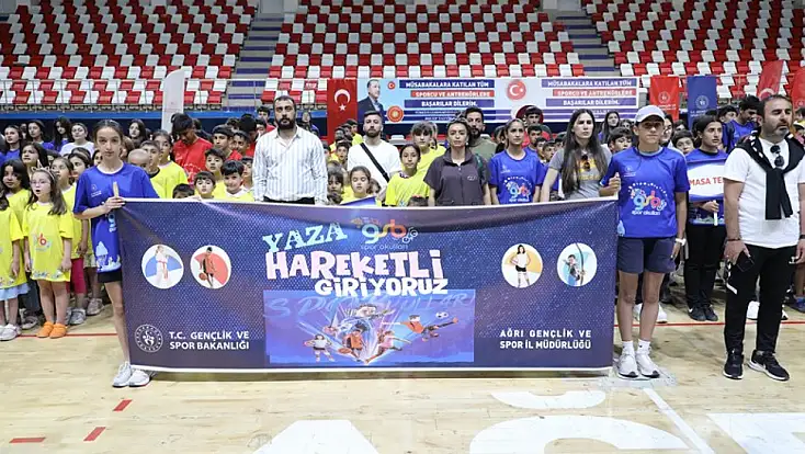 Ağrı'da GSB Yaz Spor Okulları kapılarını açtı