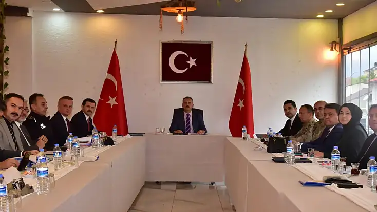 Ağrı’da güvenlik için kritik toplantı yapıldı