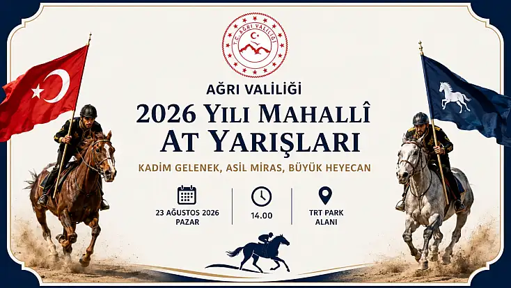 Ağrı'da kadim gelenek mahallî at yarışları için geri sayım başladı