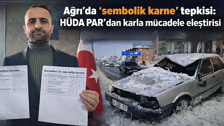 Ağrı’da karla mücadele tartışması büyüyor