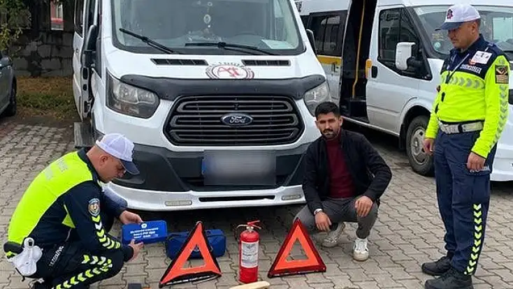 Ağrı’da okul servisleri mercek altında: 552 araç denetlendi