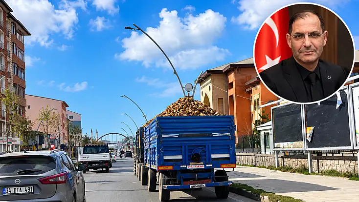 Ağrı'da pancar yüklü traktörler tehlike saçıyor! Çetin'den acil önlem çağrısı