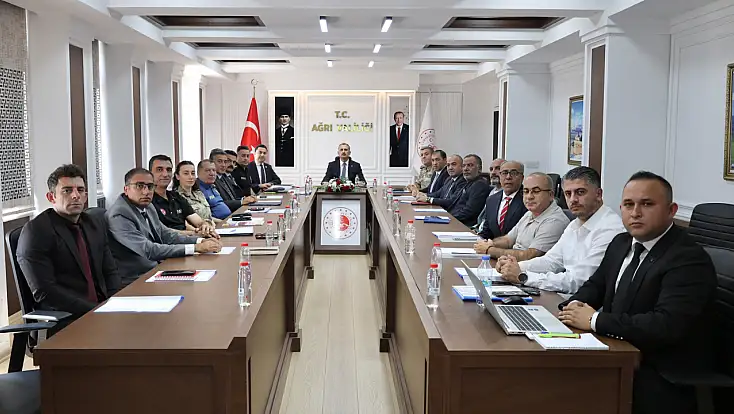 Ağrı’da spor müsabakalarının güvenliği masaya yatırıldı