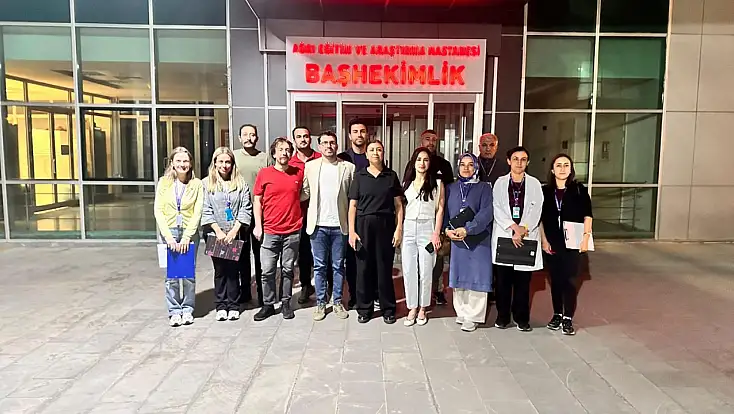 Ağrı Eğitim ve Araştırma Hastanesi’nde gece denetimi yapıldı