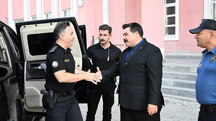 Ağrı İl Emniyet Müdürü Göksel Önder’den Patnos Cumhuriyet Başsavcısı Bilge’ye ziyaret