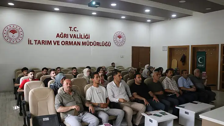 Ağrı il tarım ve orman müdürlüğü personeline bağımlılıkla mücadele eğitimi