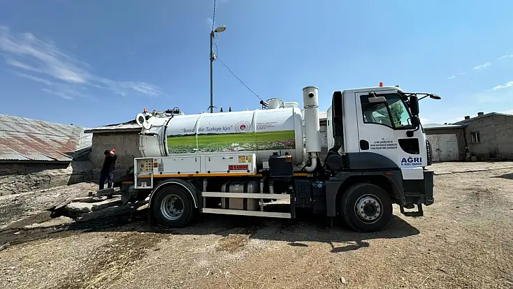 Ağrı’nın Taştekne Köyü’nde altyapı sorunlarına hızlı müdahale