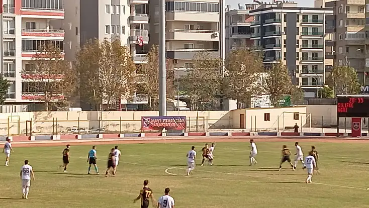 Ağrı Spor dar kadroyla çıktığı maçta Silifke deplasmanından puansız döndü