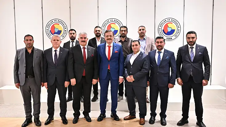 Ağrı Ticaret Borsasının yeni yönetiminden TOBB'a ilk ziyaret