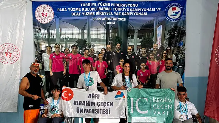 AİÇÜ sporcularından Çorum’da büyük başarı: 11 dereceyle Ağrı’ya döndüler