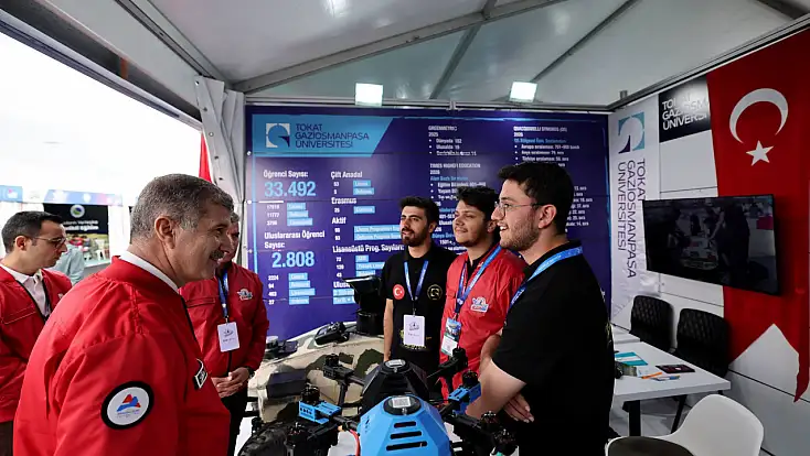 AİÇÜ, TEKNOFEST’te projeleri ve teknoloji çalışmalarını inceledi