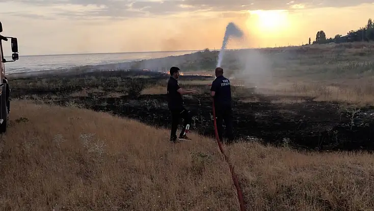 Anız ve ot yangınları Van'da alarm seviyesine ulaştı