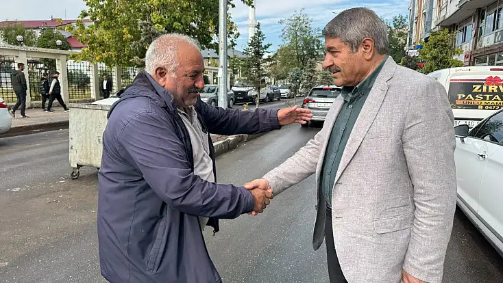 Başkan Taşkın güne sahada başladı