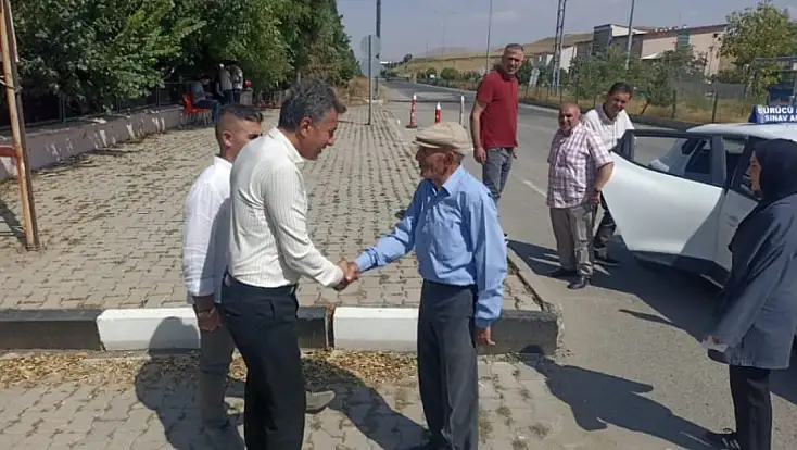 Çakan, Tutak’taki direksiyon sınavını yerinde takip etti