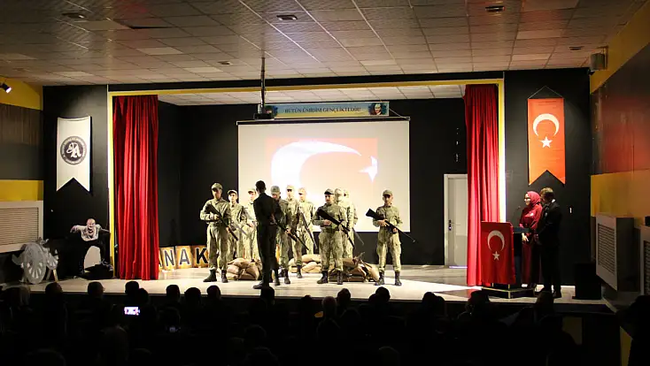 Çanakkale kahramanları için Doğubayazıt’ta anlamlı tören düzenlendi