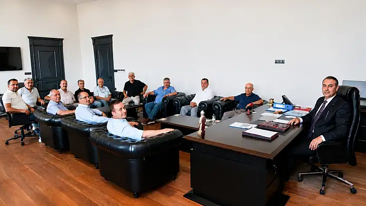 Denizli Ağrılılar Derneği'nden İl Müdürü Ertuğrul Yıldırım'a hayırlı olsun ziyareti