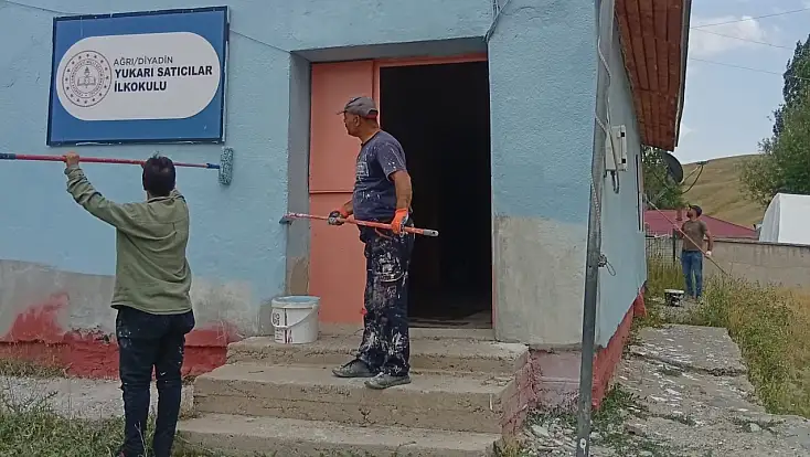 Diyadin’de 33 köy okulu baştan aşağı yenilendi