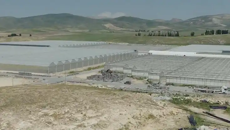 Diyadin Jeotermal Sera OSB'de üretim için geri sayım başladı