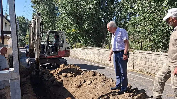 Eleşkirt’te Karşıyaka Mahallesi doğalgaza kavuşuyor