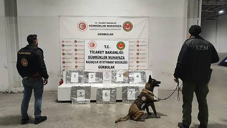 Gürbulak Gümrüğü'ne 31 milyon liralık uyuşturucu yakalandı