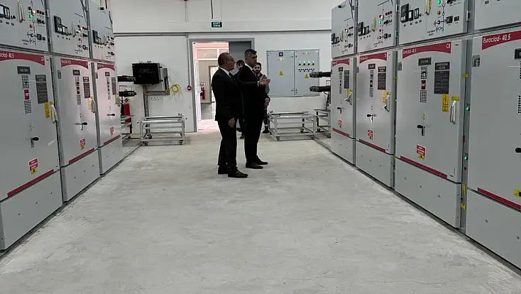 Kaymakam Korkusuz'dan Diyadin Trafo Merkezi'ne inceleme ziyareti