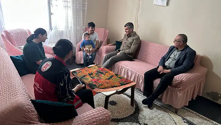 Kaymakam Korkusuz, Dörmüş ailesinin evine konuk oldu