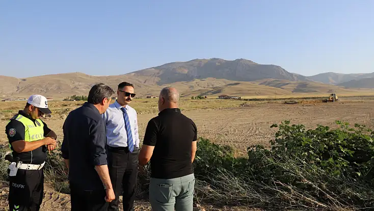 Doğubayazıt'ta ilave tır parkı çalışmaları hız kazandı