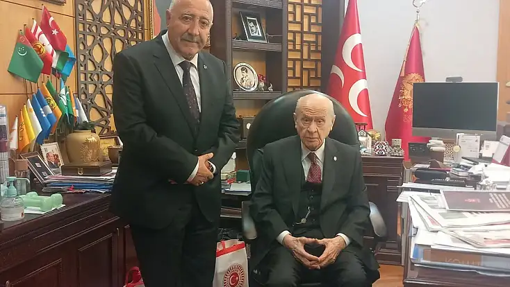 MHP Ağrı İl Başkanı Aktaş, Devlet Bahçeli ile görüştü