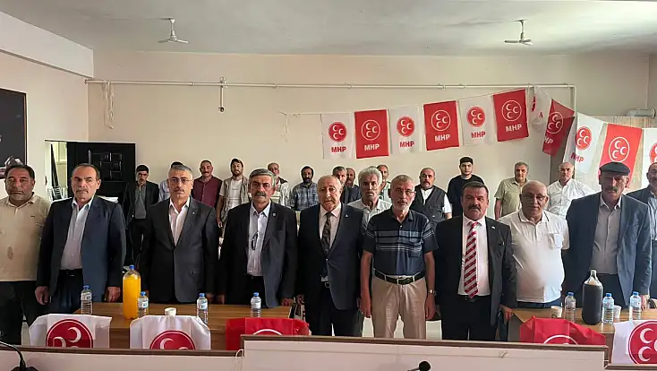 MHP Eleşkirt teşkilatı yeni döneme yeniden Yüksel Murat'la giriyor